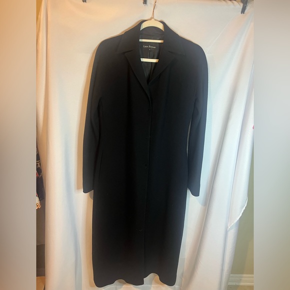 Lida Baday Jackets & Blazers - Dark Navy 100% wool long Women's Coat. Lida Biday